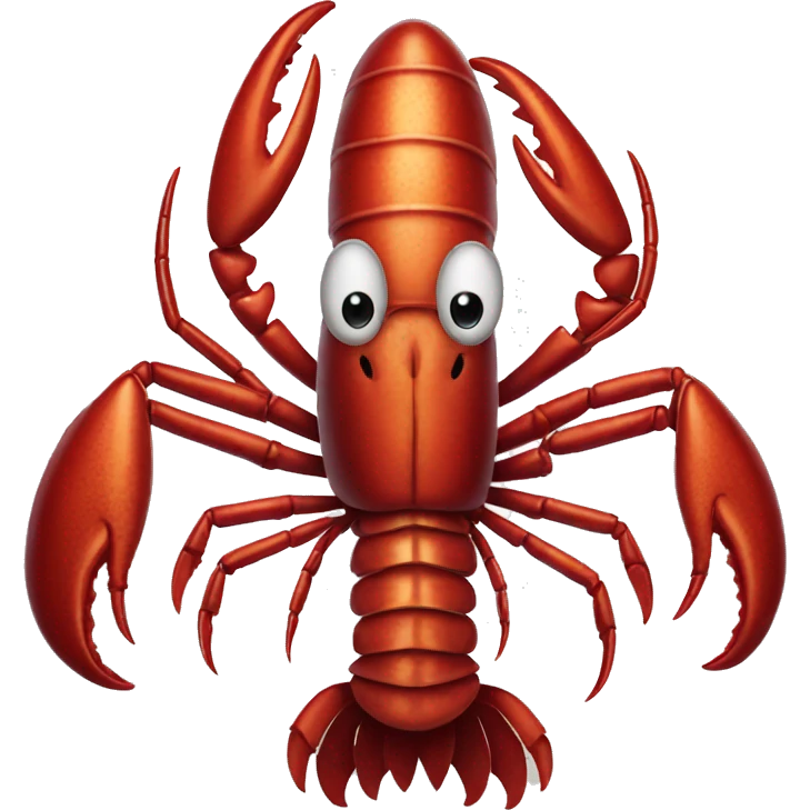 Creepy lobster  emoji