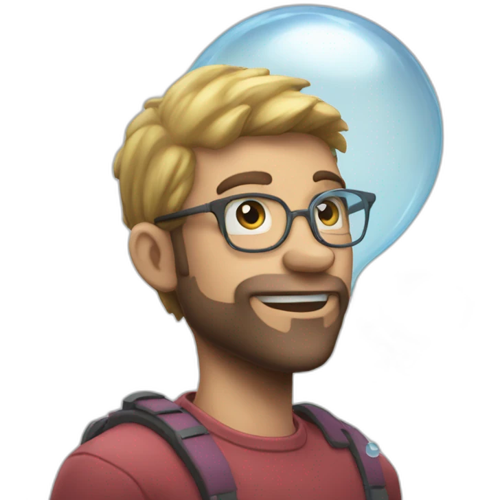 Bubble giga Chad emoji