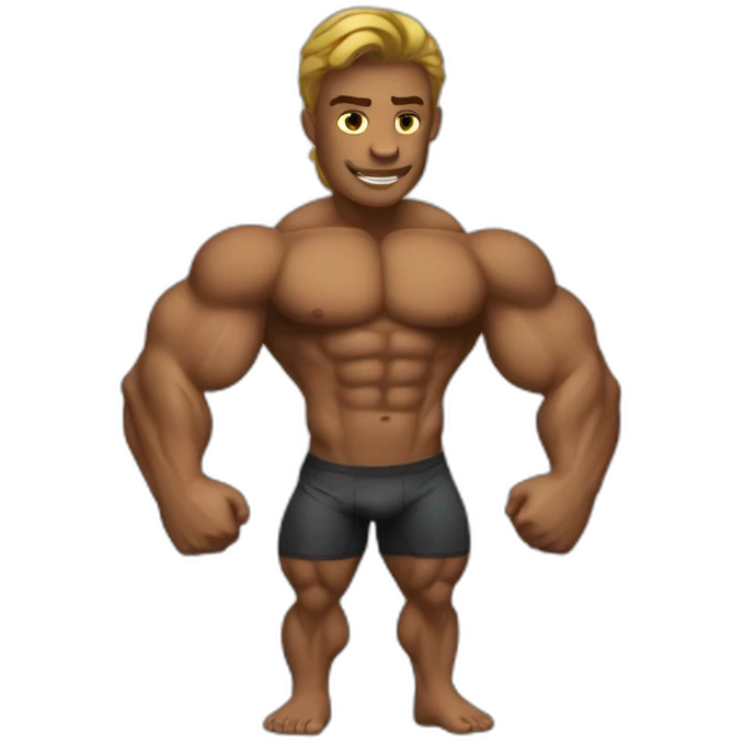 Bodybuilder-donna emoji