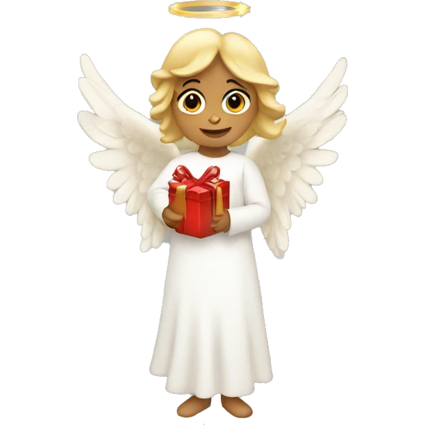 Angel in Christmas  emoji