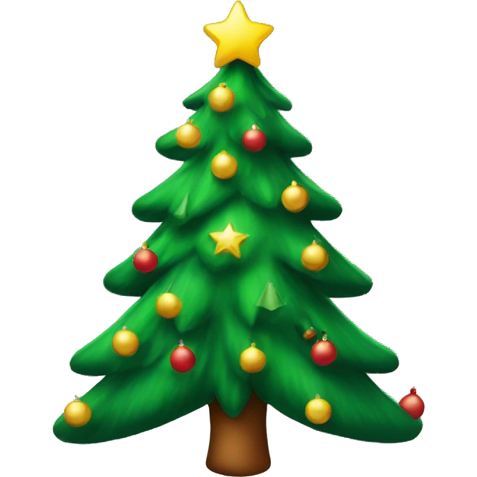 Christmas tree emoji