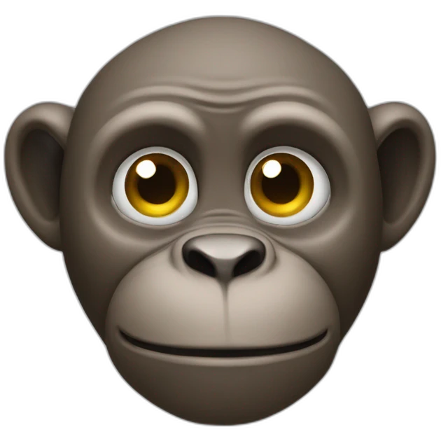 Un singe qui regarde de travers emoji