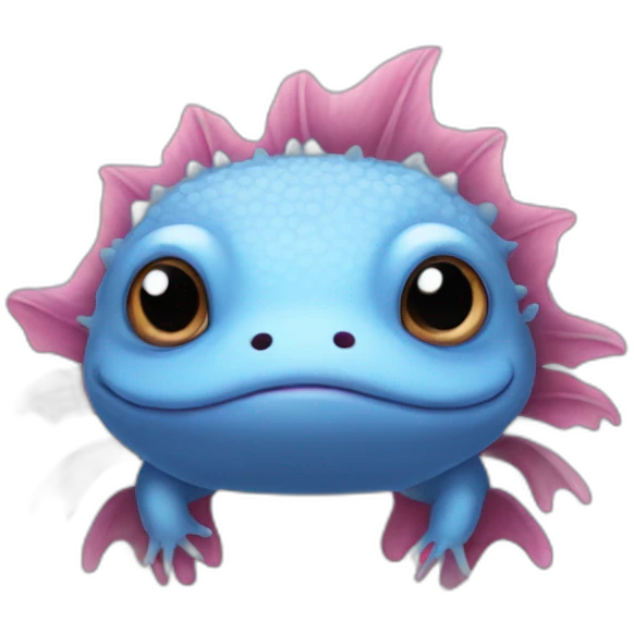 blue axolotl emoji