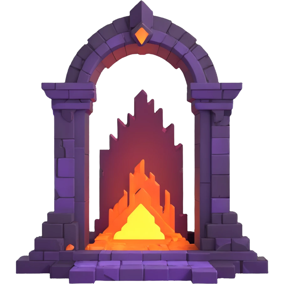 Minecraft Nether portal emoji