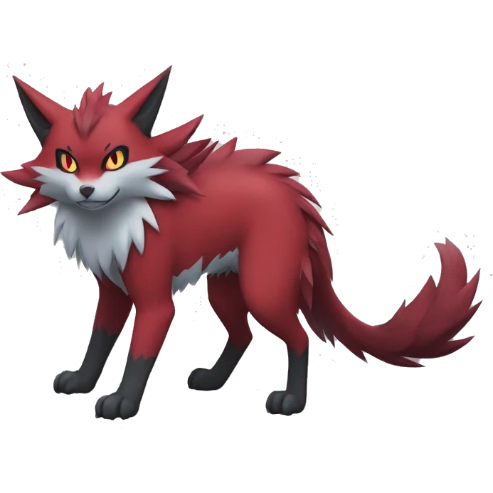 Litten-Zoroark-Zangoose-Mightyena-Zorua full body emoji