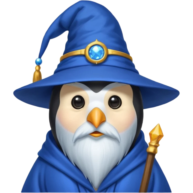 Penguin Wizard emoji