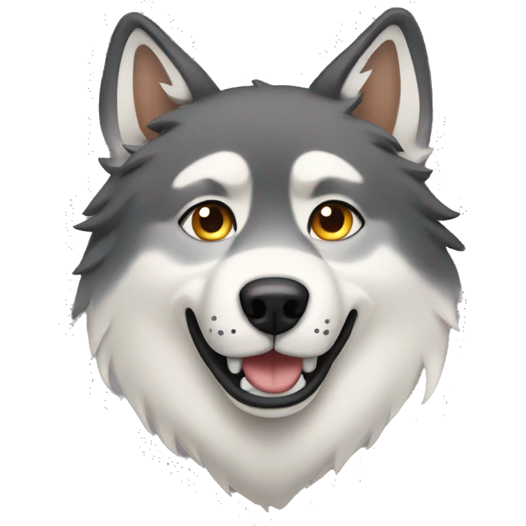 Dog wolf emoji