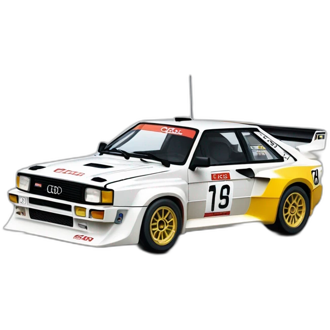 Audi Quattro s1 group B emoji