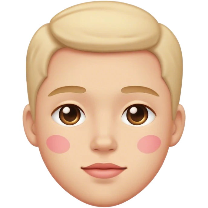 blushing face emoji