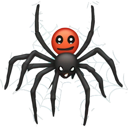 spider with web emoji