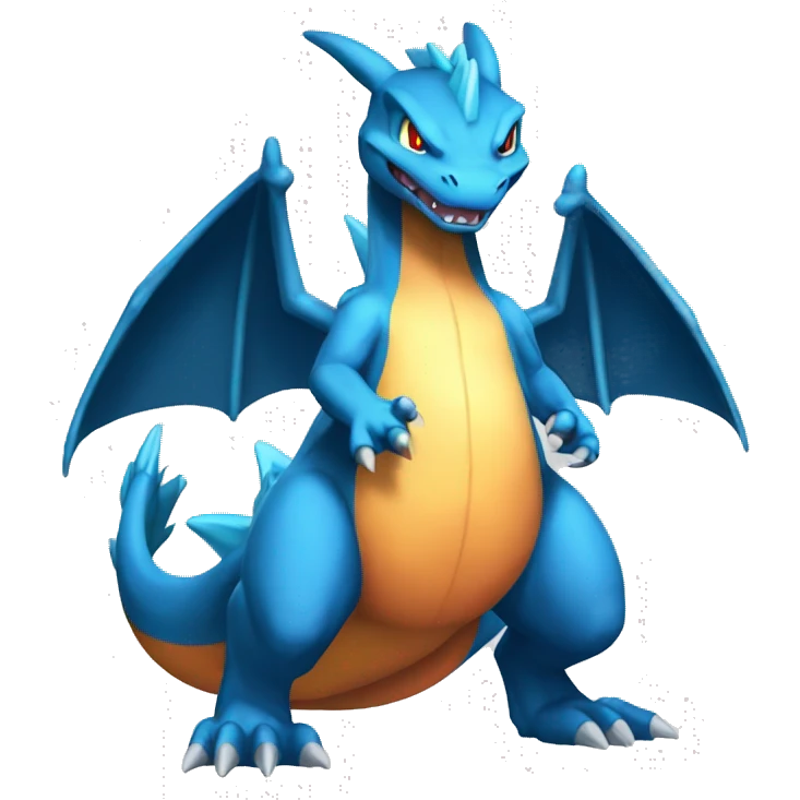  Mega Charizard Y full body emoji