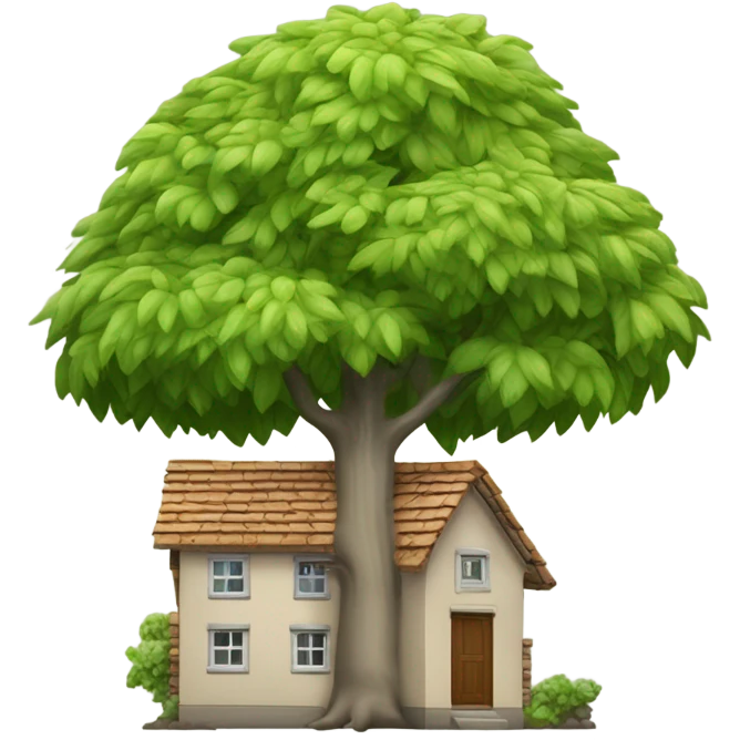 Necesito una casa en el arbom emoji