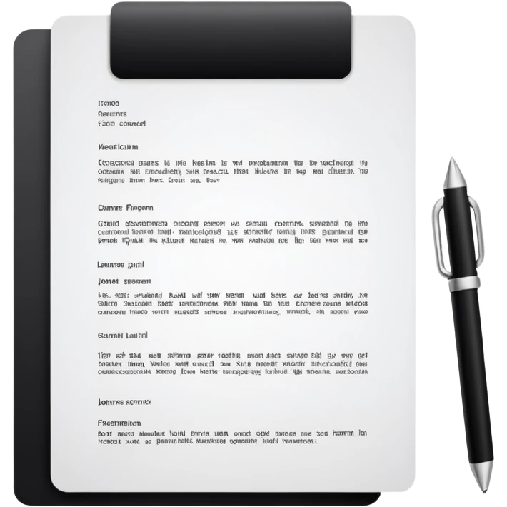 resume letter emoji