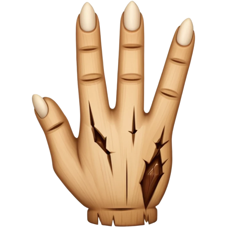 a splinter in finger, only splinter emoji