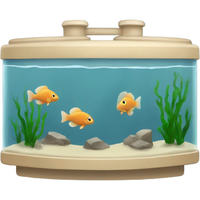 Beige Fish tank emoji
