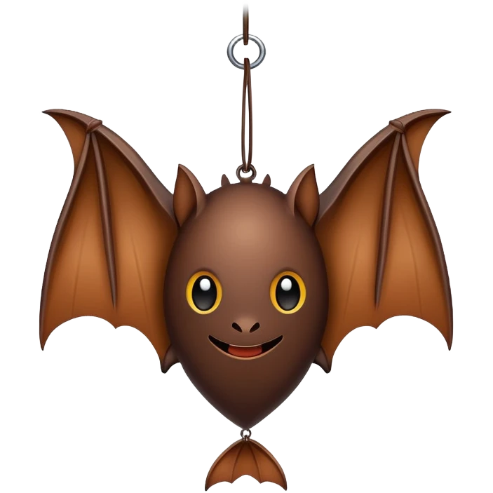 hanging bat emoji