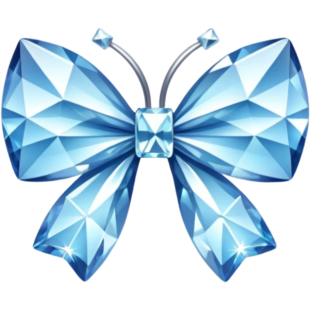 Diamond bow emoji