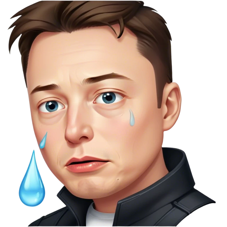 Elon musk are cry emoji