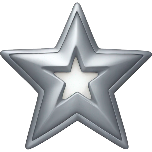 Silver star emoji