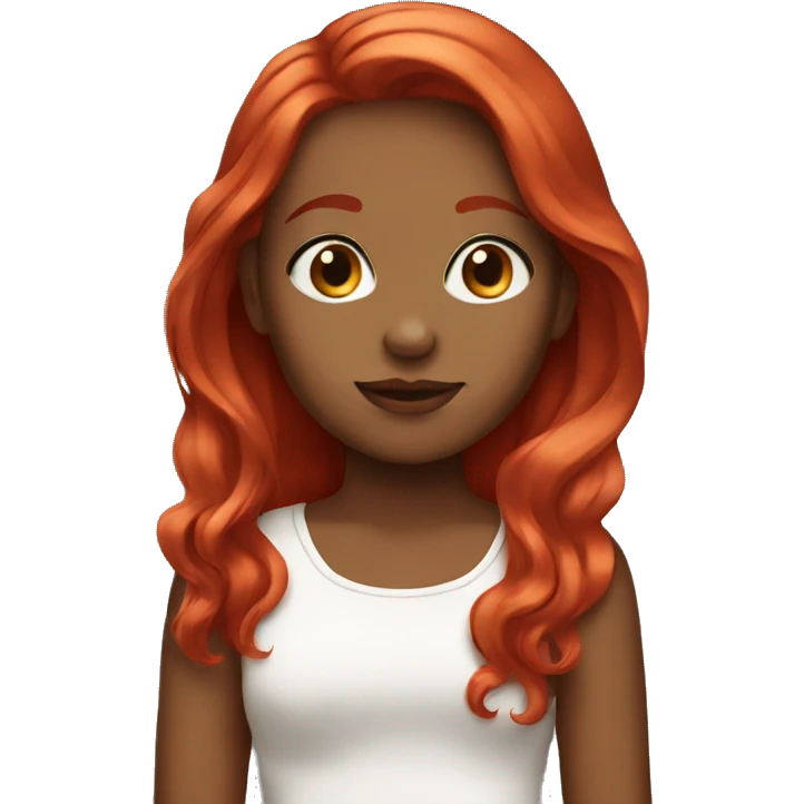 girl red hair emoji
