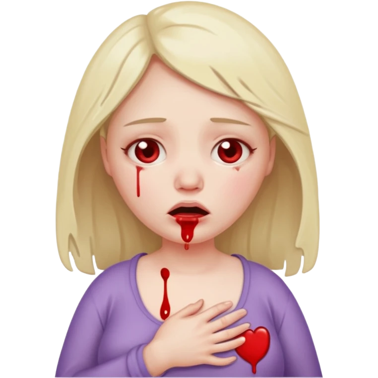 pregnant bleeding emoji