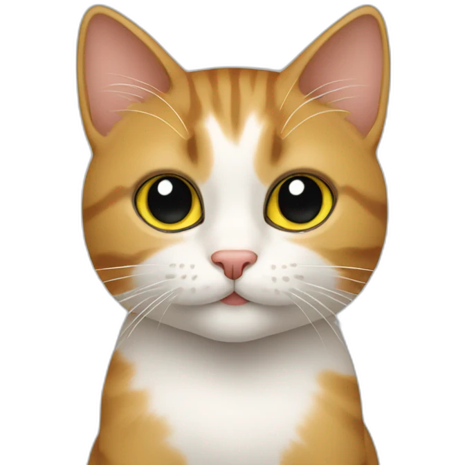 cat on presentation emoji