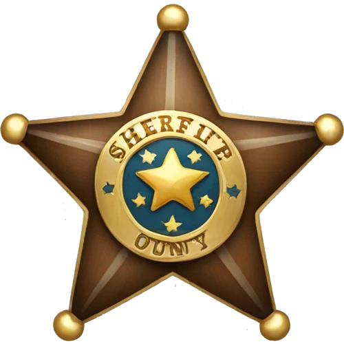 sheriff badge emoji
