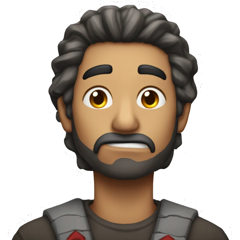 Corazon mitad piedra y mitad sano sin rostro emoji