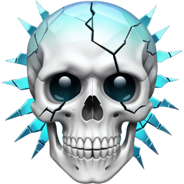 Mind blowing skull emoji