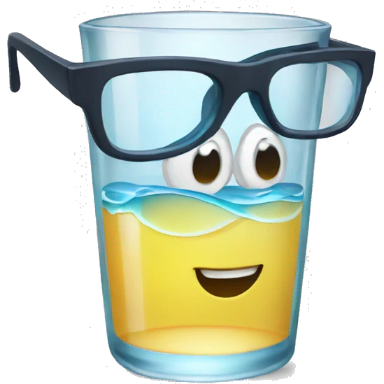 water with glasses emoji