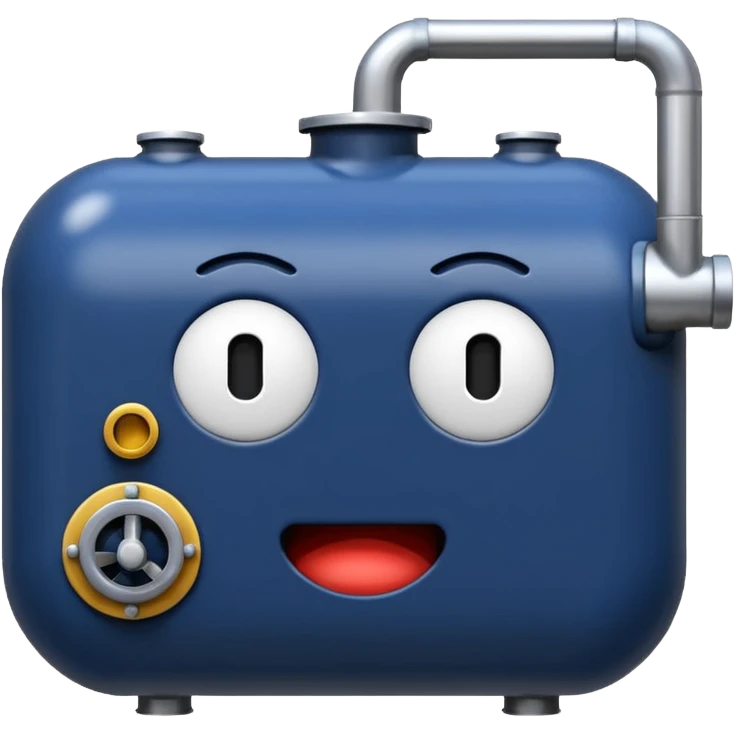 navy blue boiler emoji modern no face detailed emoji