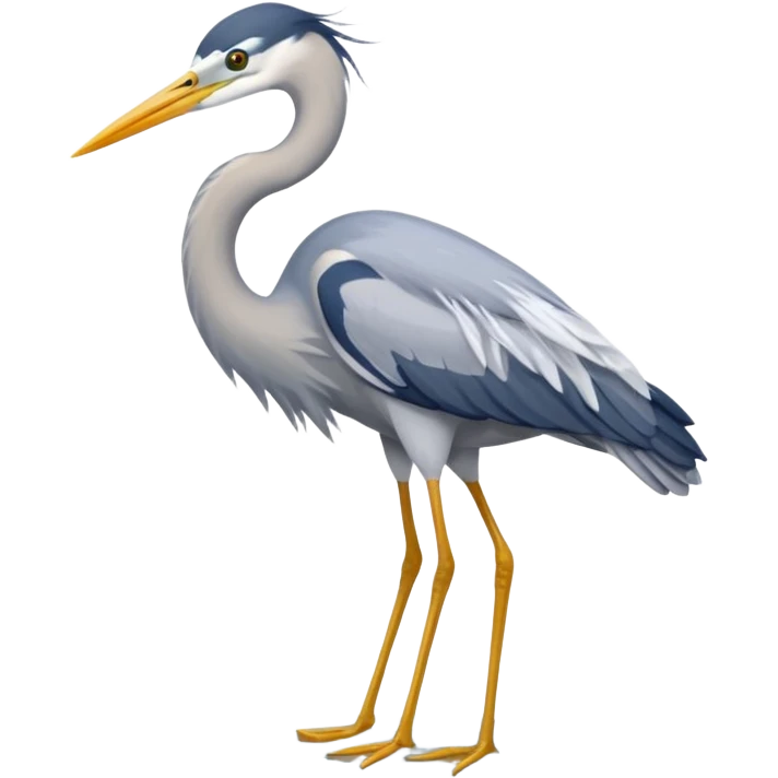  bird heron emoji