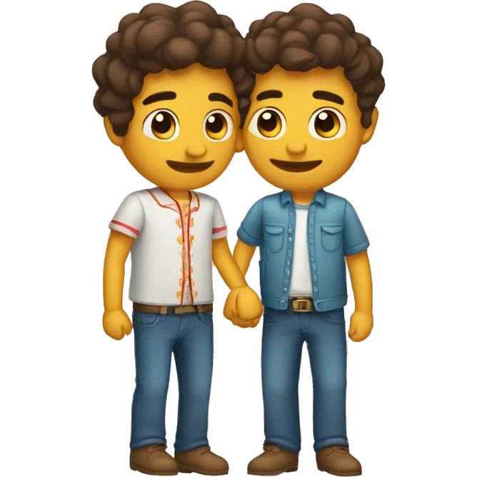 Abrazo amigos emoji
