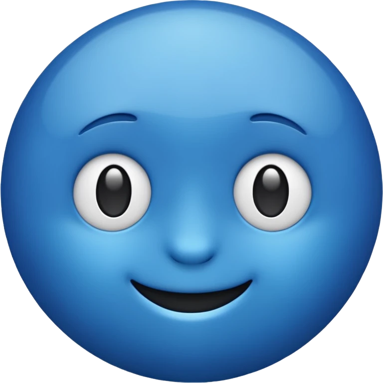 Blue emoji emoji