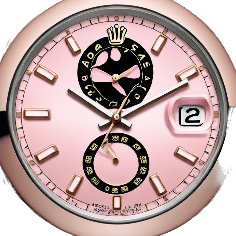 Pink Rolex emoji
