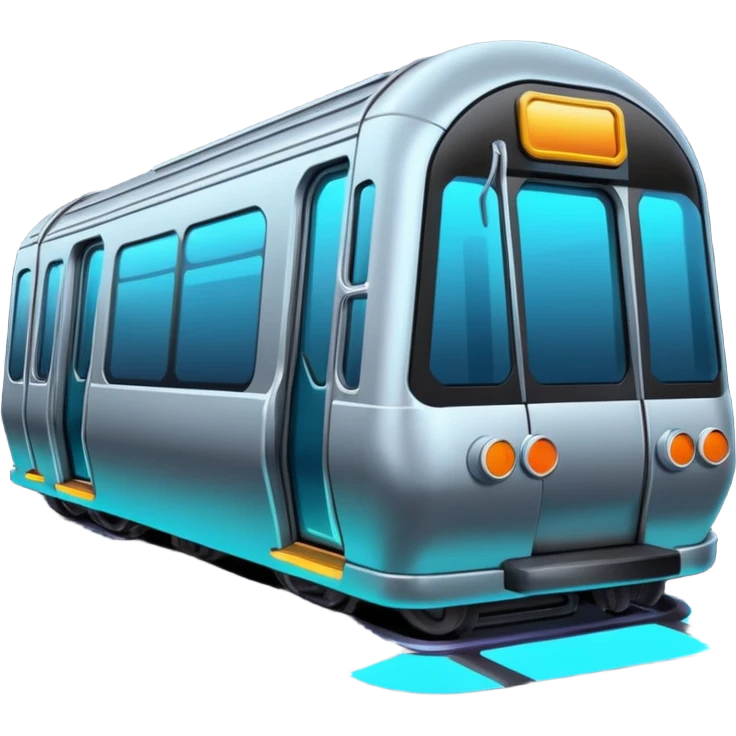 futuristic subway emoji