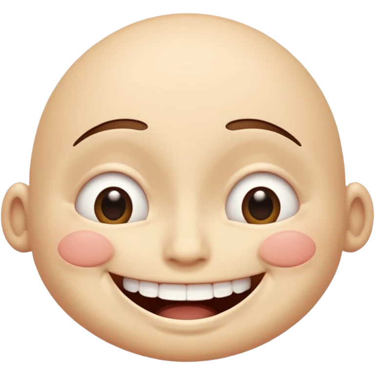 I want an overly excited face that says “I am so excited, I cannot contain. With eyes tightly squeezed closed together and a big grin emoji. With no  eyes  emoji