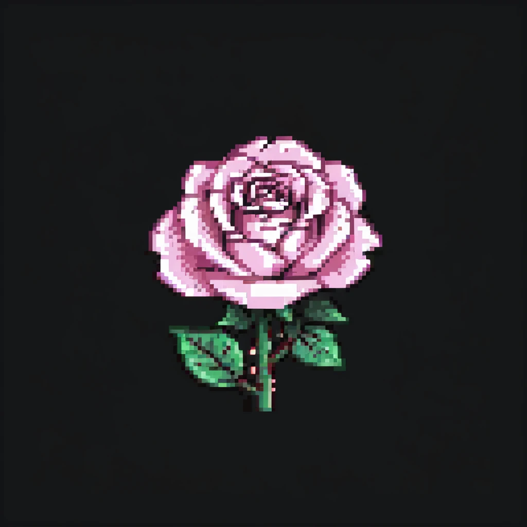 pink rose emoji