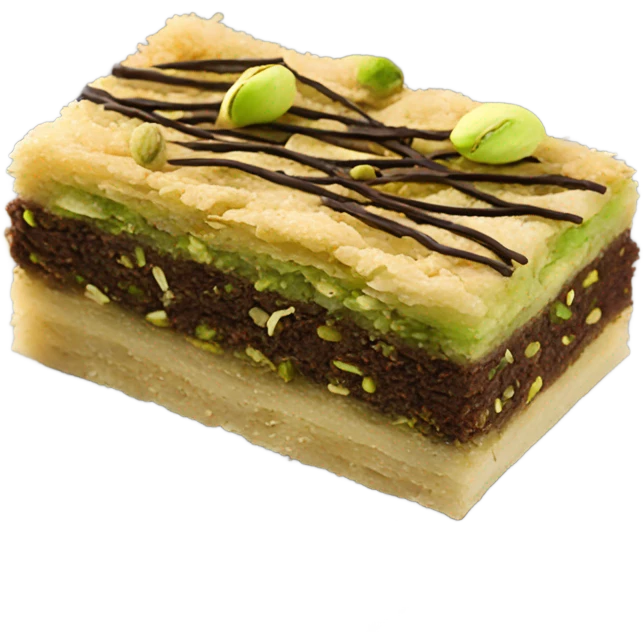 Dubái chocolate pistacho kataffi bar emoji