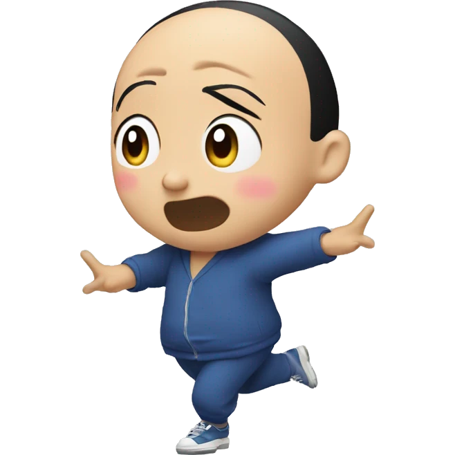 Shinchan dancing  emoji