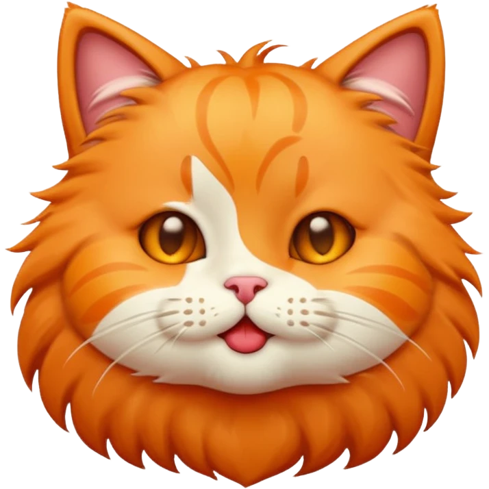 A cute cat emoji blowing a kiss with a little bite emoji