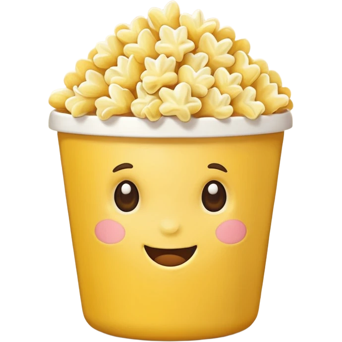 talking popcorn emoji