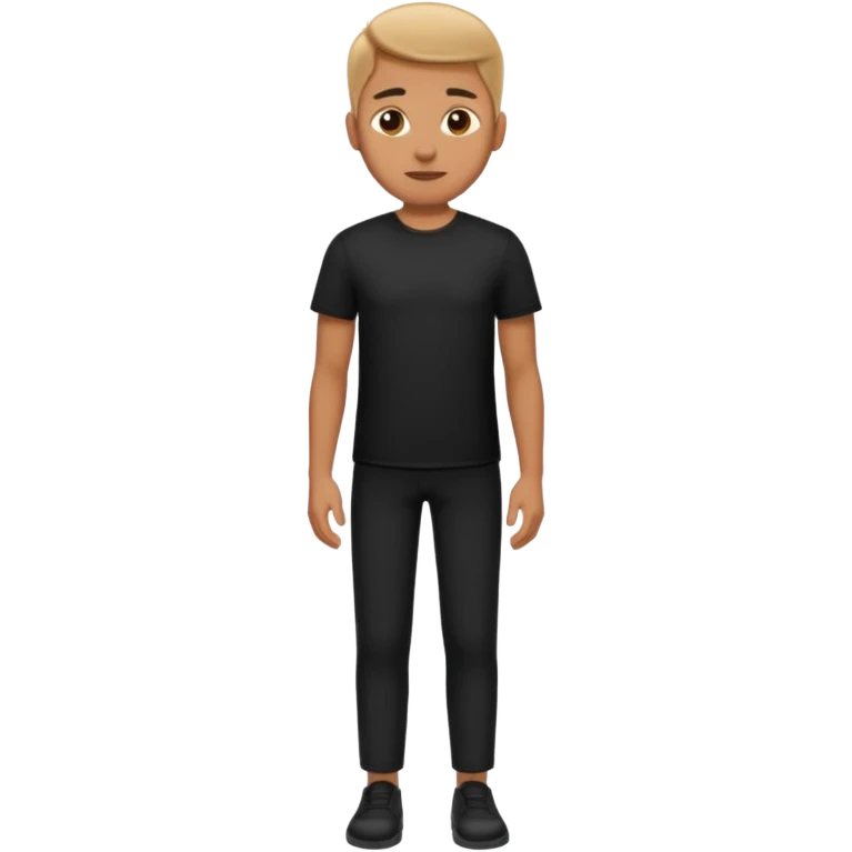 japanese black shirt and pant emoji