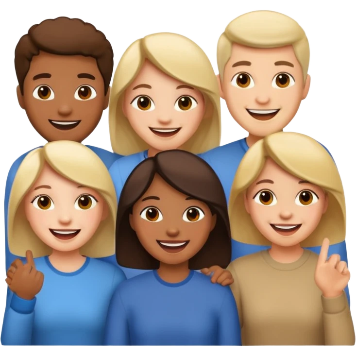 multicultural people emoji