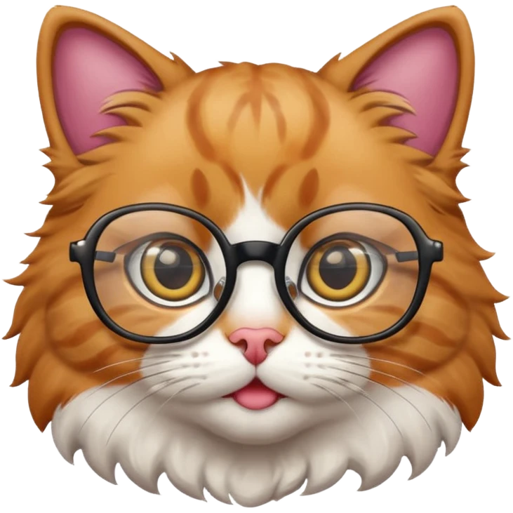 Кот в очках emoji