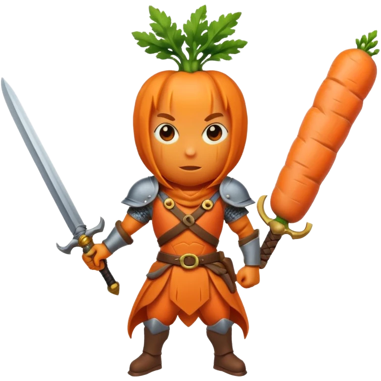 carrot warrior emoji