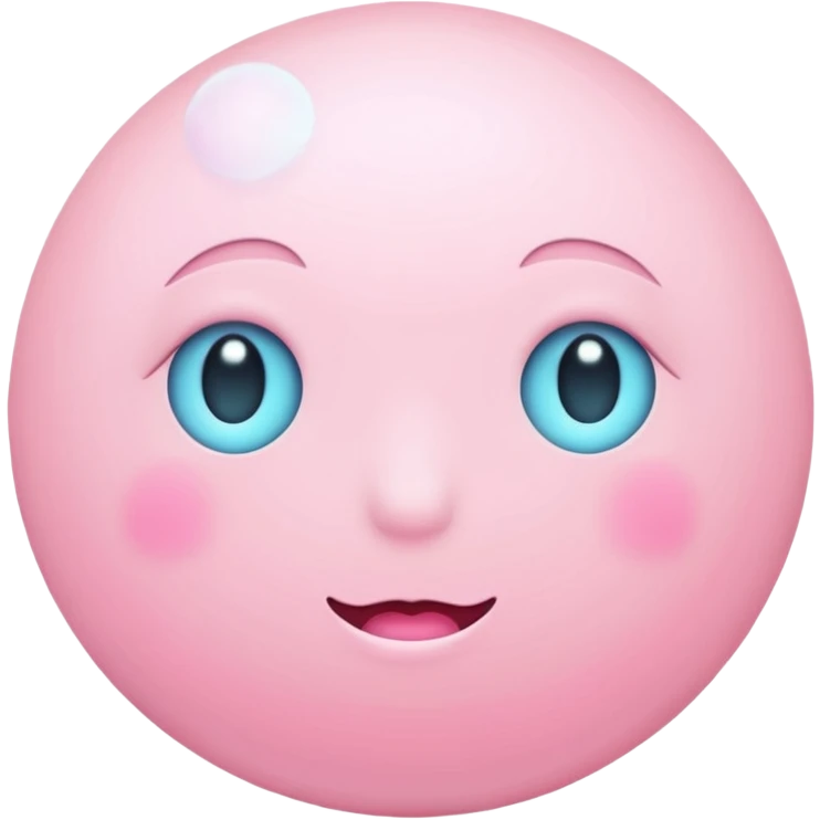 pastel pink moon emoji