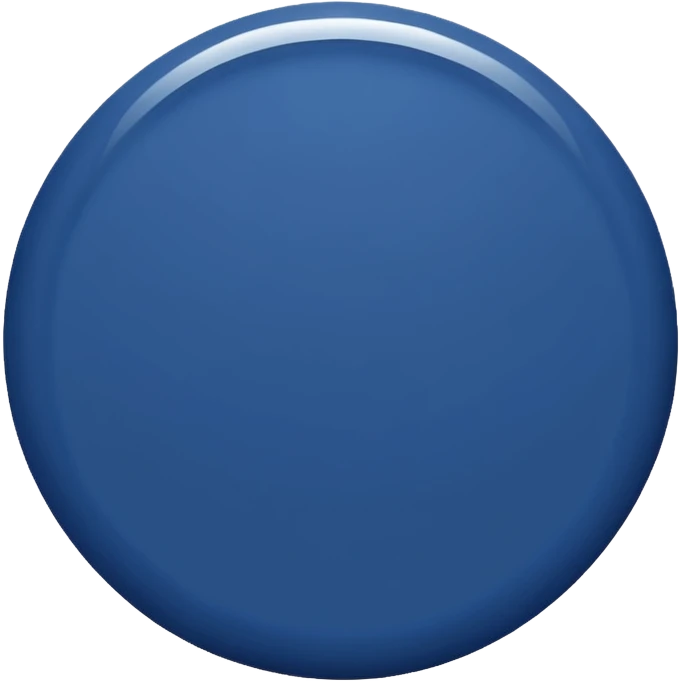 navy blue circle emoji like a text emoji