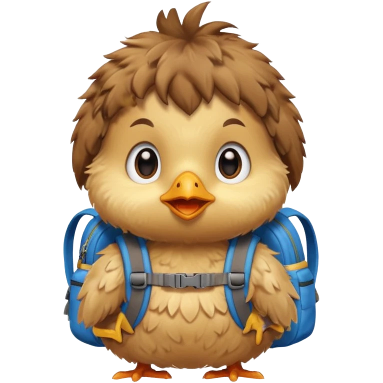 جوجه ای که مدرسه میره emoji