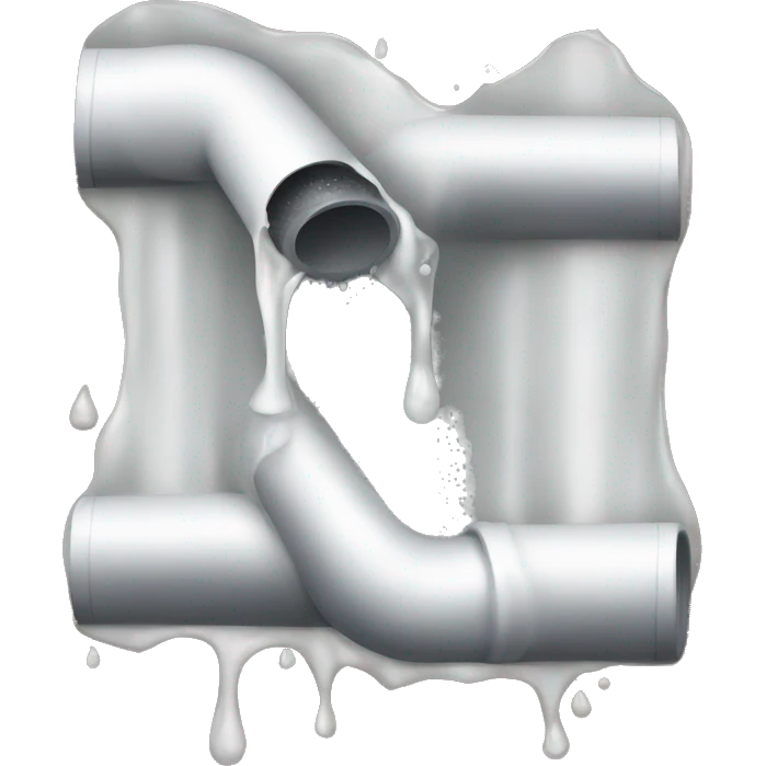 white pipe leaking  emoji